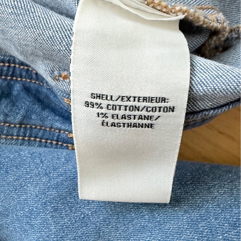 Avec Les Filles Wide Leg Jeans Medium Wash High Rise 27 - Picture 3 of 9